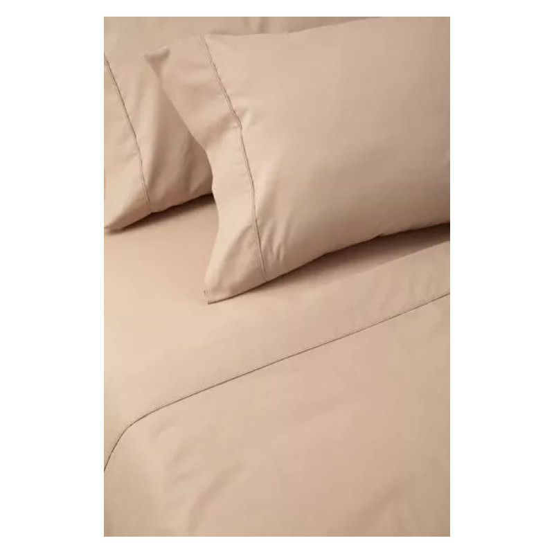 Sábanas 100% algodón beige