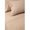 Sábanas 100% algodón beige