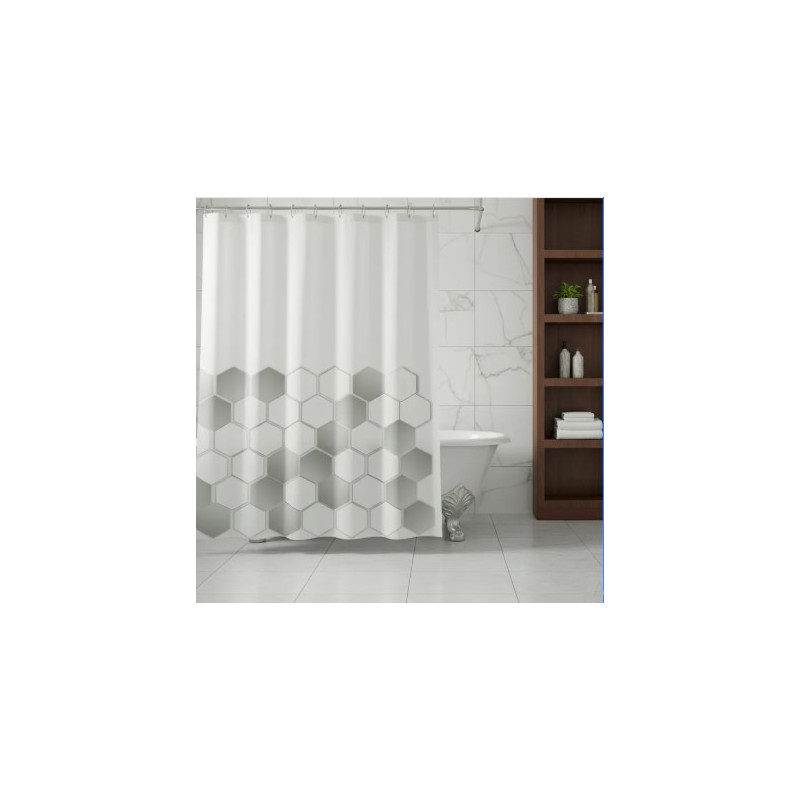 Cortina de baño hexa