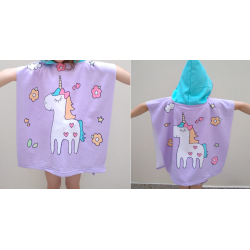 Ponchito Unicornio lila
