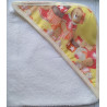 Toallón con capucha estampada ositas