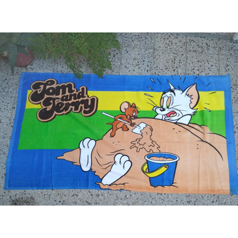 Toallón  Tom y Jerry 1
