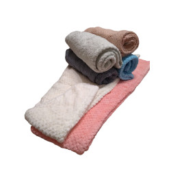 Turbante de baño con botón